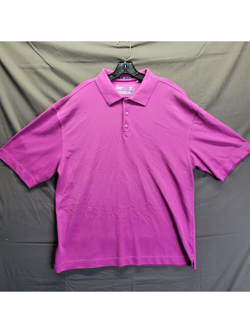 Cutter & Buck Polo Shirt Mens XL Pink CB Drytec 50+ Golf Short Sleeve